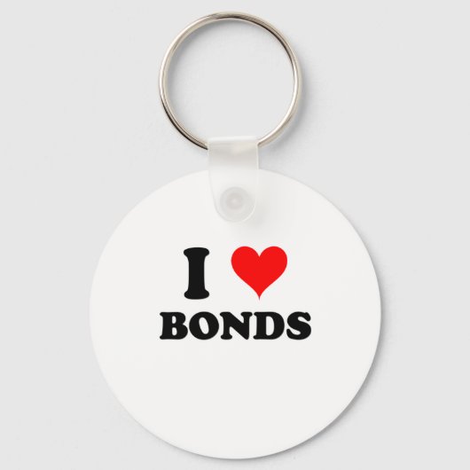 I Love Bonds Sleutelhanger (Voorkant)