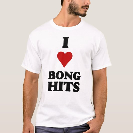 I Love Bong Hits T-shirt (Voorkant)
