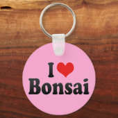 I Love Bonsai Sleutelhanger (Voorkant)