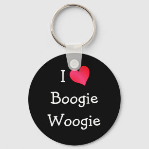 I Love Boogie Woogie Sleutelhanger