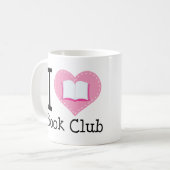I Love Book Club Koffiemok (Voorkant links)