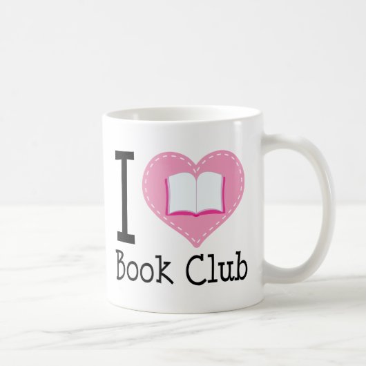 I Love Book Club Koffiemok (Rechts)