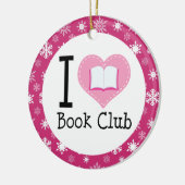 I Love Book Club Ornament (Links)