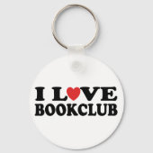 I Love Bookclub Sleutelhanger (Voorkant)
