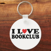 I Love Bookclub Sleutelhanger (Voorkant)