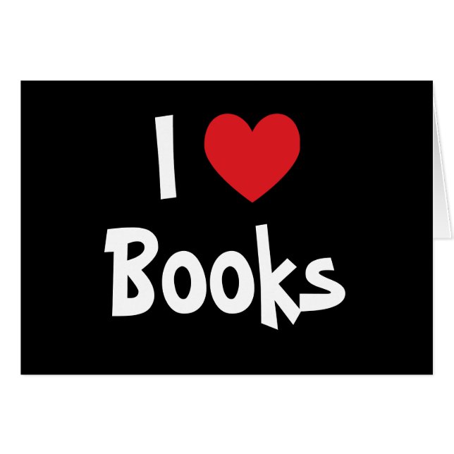I Love Books (Voorkant Horizontaal)