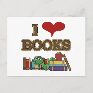 I Love Books Briefkaart
