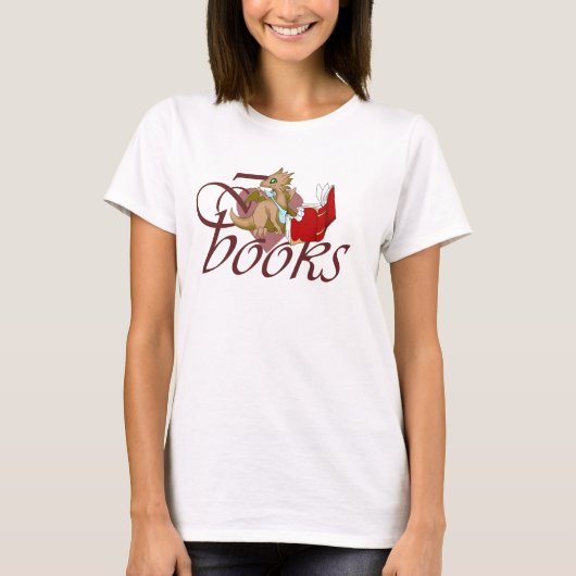 I Love Books Dragon T-Shirt 5 (Voorkant)