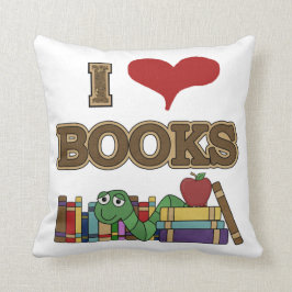 I Love Books Kussen