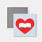I Love Books Magneet (Voorkant / Achterkant)
