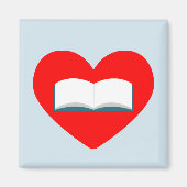 I Love Books Magneet (Voorkant)