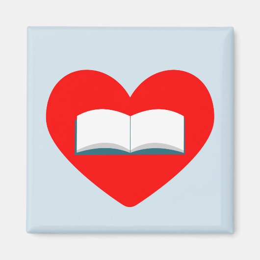 I Love Books Magneet (Voorkant)