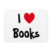 I Love Books Magneet (Horizontaal)