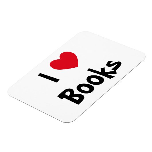 I Love Books Magneet (Linkerzijde)