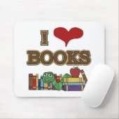 I Love Books Muismat (Met muis)