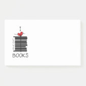"I Love Books" Post-it® Notes (Voorkant)