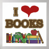 I Love Books Poster (Voorkant)