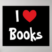 I Love Books Poster (Voorkant)