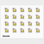 I Love Books Ronde Sticker (Vel)