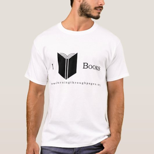 I Love Books - Shirt (Voorkant)