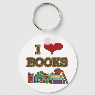 I Love Books Sleutelhanger