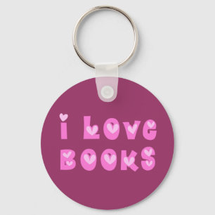 I Love Books Sleutelhanger