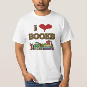 I Love Books T-shirt