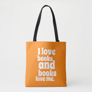 I Love Books Tas (kurkuma)
