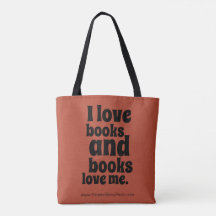 I Love Books Tas (najaar oranje)