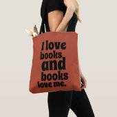 I Love Books Tas (najaar oranje) (Dichtbij)