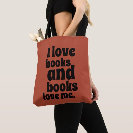 I Love Books Tas (najaar oranje) (Dichtbij)
