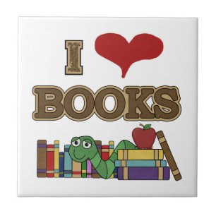 I Love Books Tegeltje