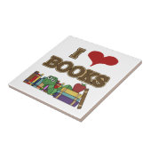 I Love Books Tegeltje (Zijkant)