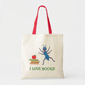 I Love Books Tote Bag (Voorkant)