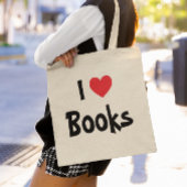 I Love Books Tote Bag