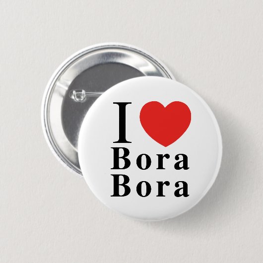 I [LOVE] Bora Bora Button (Voorkant /achterkant)