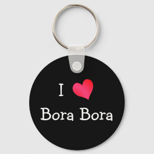 I Love Bora Bora Sleutelhanger