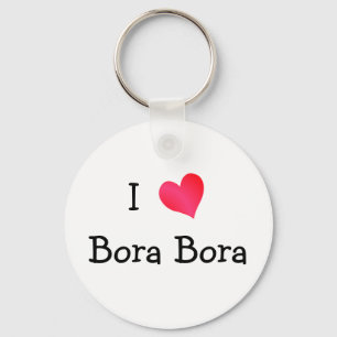 I Love Bora Bora Sleutelhanger