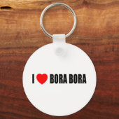 I Love Bora Bora Sleutelhanger (Voorkant)