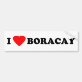 I Love Boracay Bumpersticker (Voorkant)