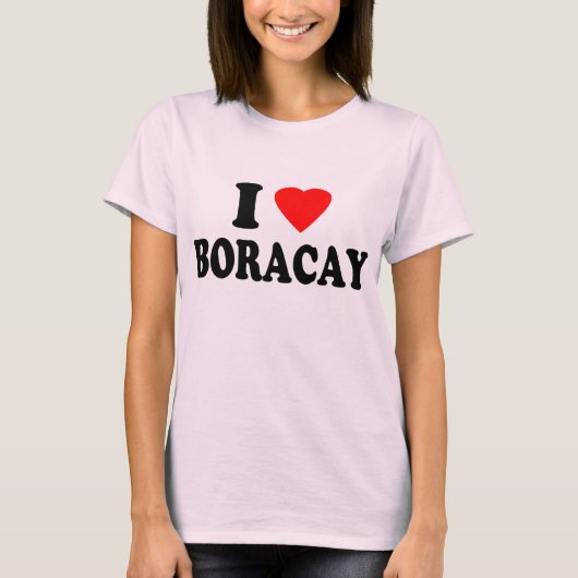 I Love Boracay T-shirt (Voorkant)