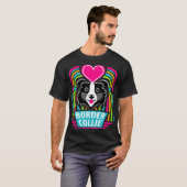 I Love Border Collies T-shirt (Voorkant volledig)
