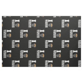 I Love Border Terrier -2- Stof (Fat Quarter)