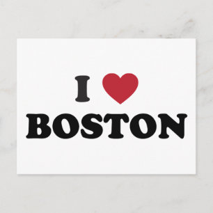 I Love Boston Massachusetts Briefkaart