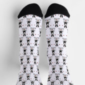 I Love Bostons - Boston Terriers (zwart-wit) Sokken (Top)