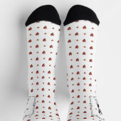 I Love Bostons Boston Terriers (zwart-wit) Sokken (Top)