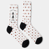 I Love Bostons Boston Terriers (zwart-wit) Sokken (Rechts)