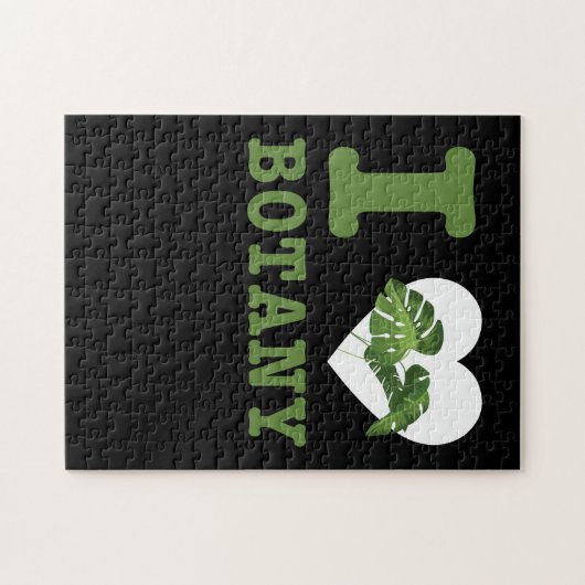 I Love Botany Botanist Plant Lover Legpuzzel (Horizontaal)
