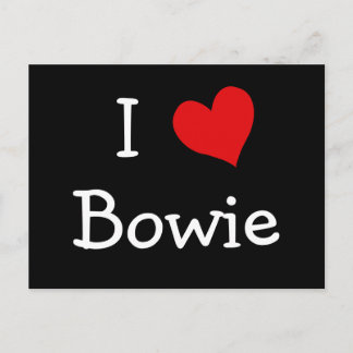 I Love Bowie Briefkaart