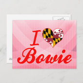 I Love Bowie, Maryland Briefkaart (Voorkant / Achterkant)
